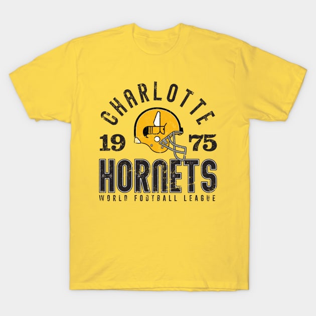 Charlotte Hornets T-Shirt by MindsparkCreative